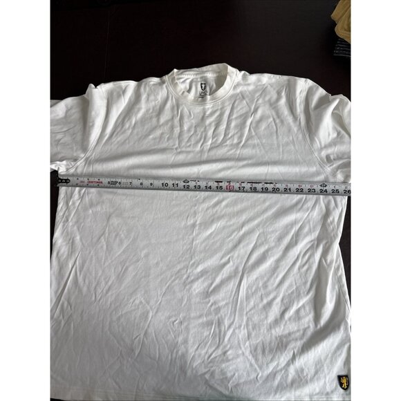 Lincs David Chu White Crewneck T-Shirt XXL 100% Pima Cotton Casual Wear - Picture 5 of 7